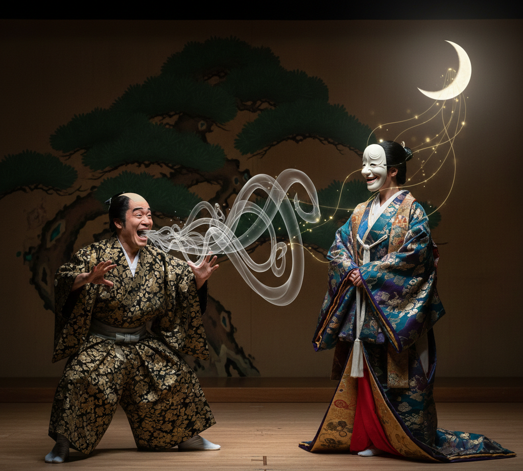 今朝の気づき心のノートに＃28　「察する文化」と能面の一瞬